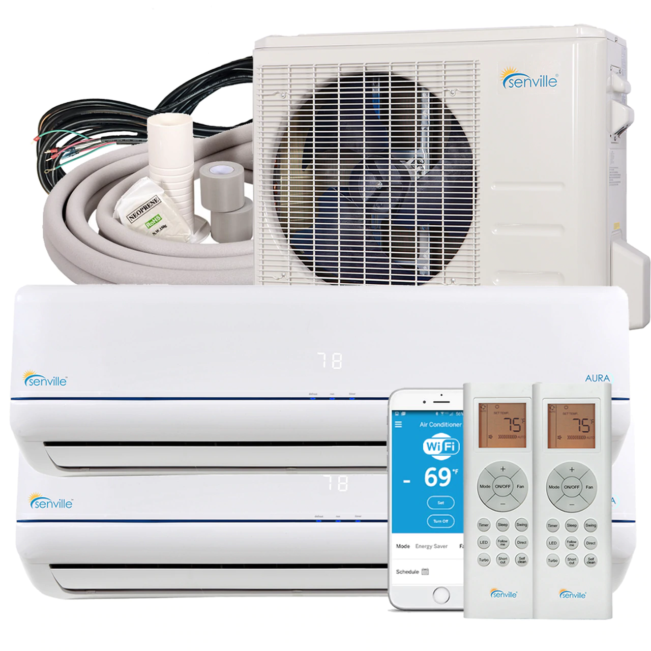 36000 BTU Mini Split Air Conditioner - Heat Pump - SENA/36HFSenville