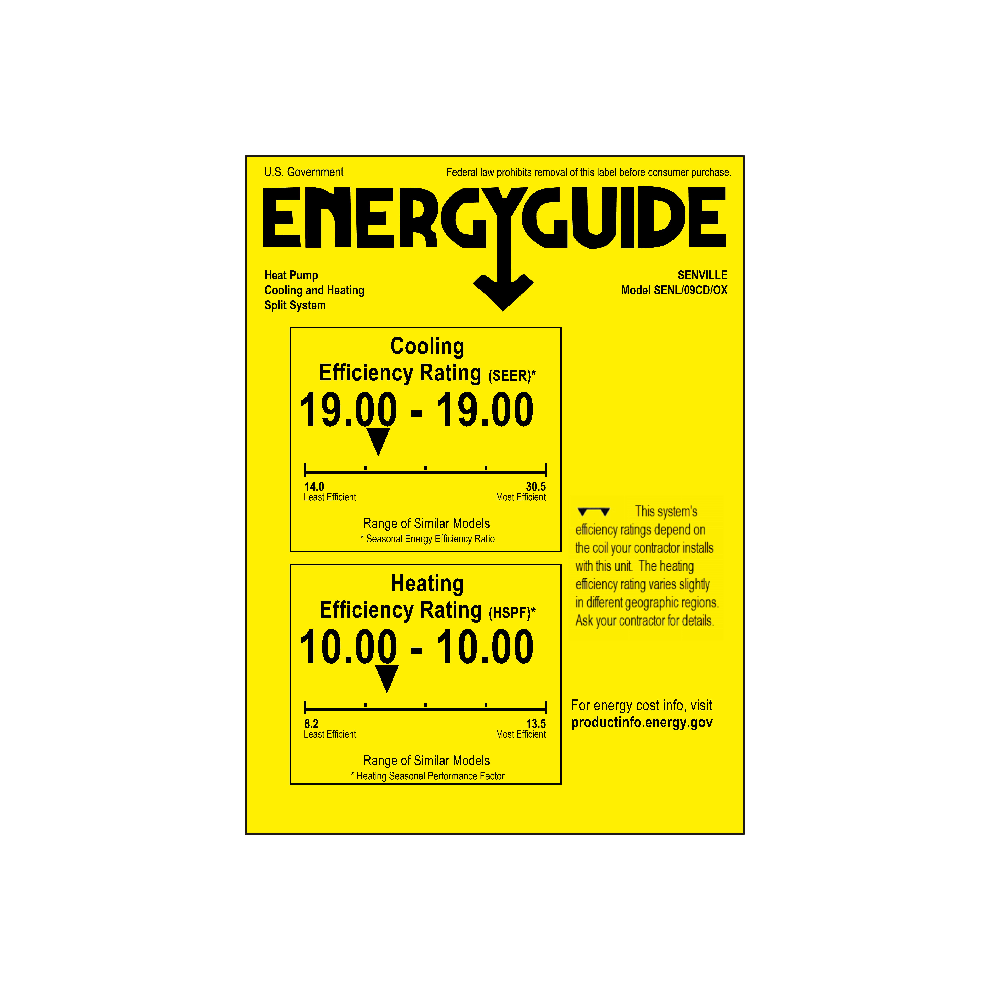 [:fr]9000 BTU Mini Split climatiseur-pompe à chaleur-SENL/09CD[:en]9000 BTU Mini Split Air Conditioner - Heat Pump - SENL/09CD[:]